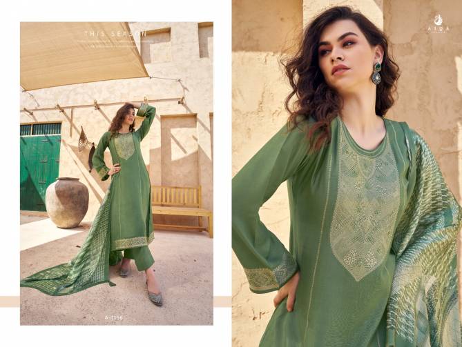 Aiqa By Mira Muslin Silk Designer Salwar Kameez Wholesale Price In Surat